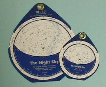 The Night Sky Planisphere Large - Click Image to Close